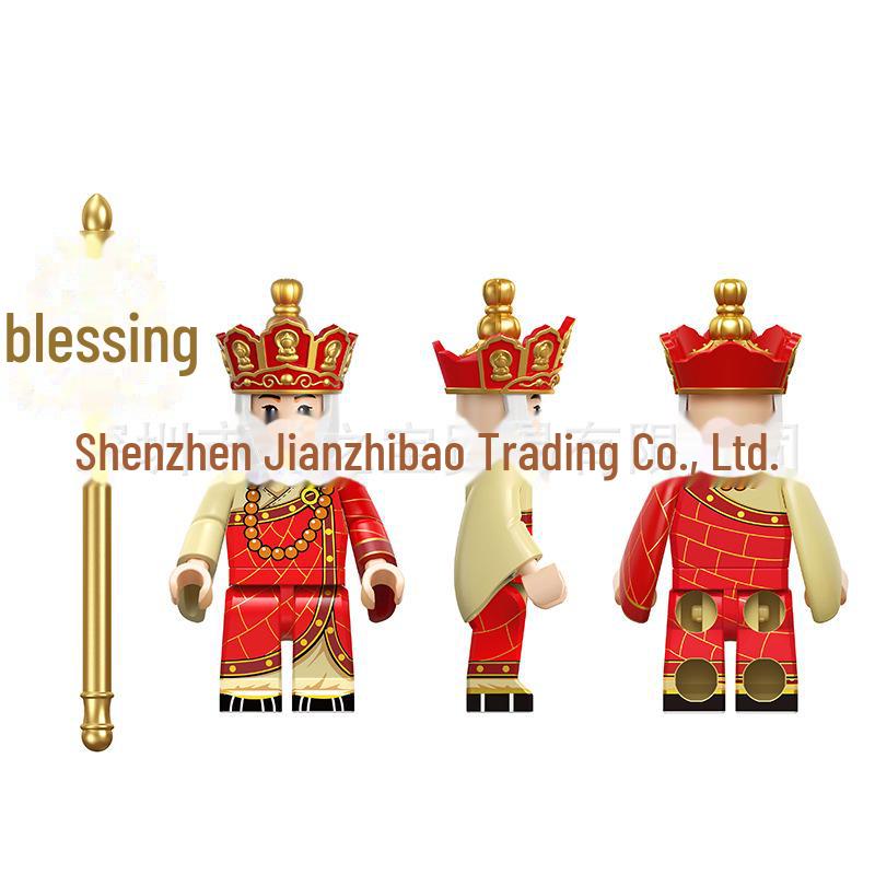 «Национальный тренд Путешествие на Запад Минифигурки: Набор строительных блоков «Король обезьян» (QL10101-10106)"