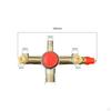 Single Port Pressure Switch Bracket 90125 PSI Air Assembly with Ball Shutoff