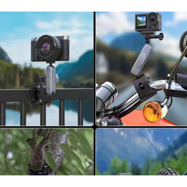 360° Камера Крепление на Руль Мотоцикла Селфи-палка Велосипедный Монопод для GoPro Hero Insta360 X5 Dji Osmo Action Аксессуар для Камеры