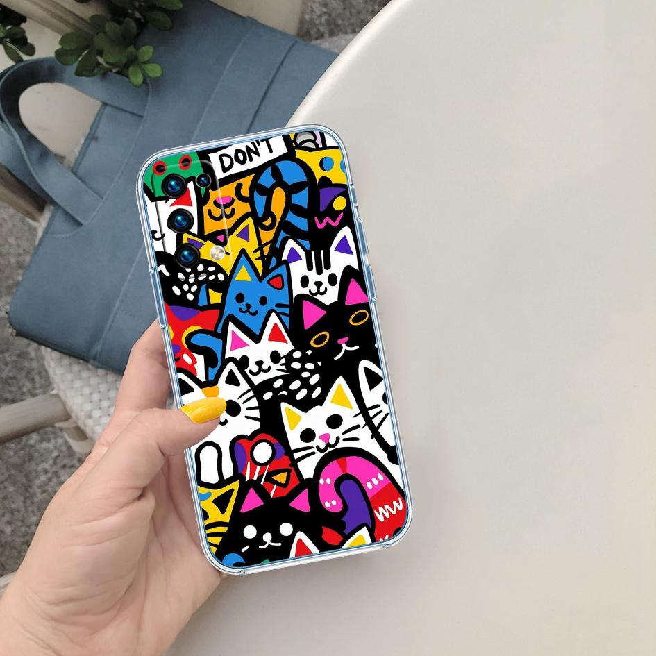 LO23 Cat Kitten Meow Transparent Phone Case for Motorola Moto G40 G04 G05 One Ace Action  Fusion + Plus Hyper Macro Vision Zoom