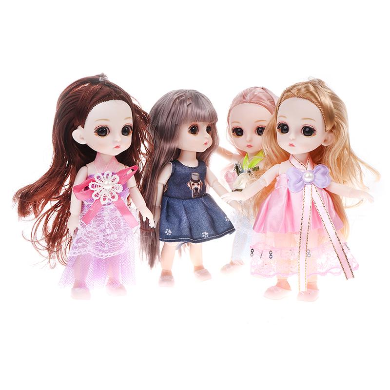 17 см 23 подвижных сустава одеваются принцесса кукла с мигающими глазами для девочек игрушки