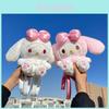 Плюшевый рюкзак My Melody для повседневного использования с застежкой-молнией и карманом для мобильного телефона