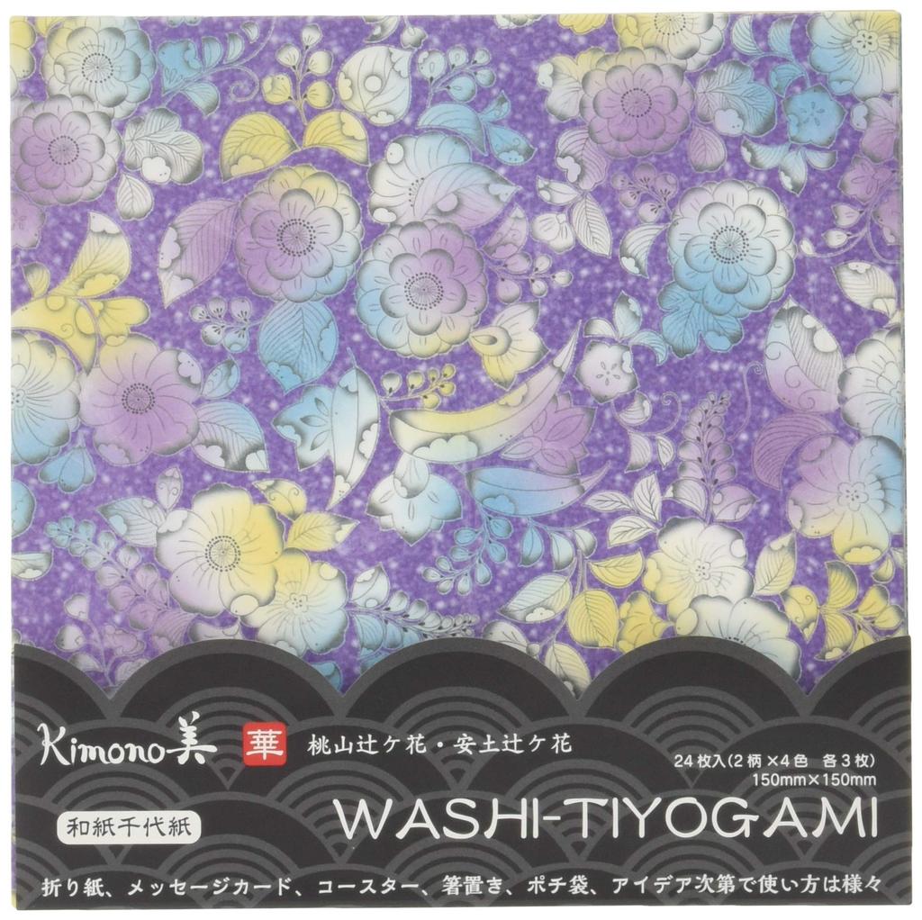 Японская бумага Чиёгами Хана Цудзига цветок Момояма-