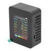 Монитор качества воздуха Портативный ЖК-экран с подсветкой CO2 TVOC HCHO PM2.5 Детектор PM10 с сигнализацией