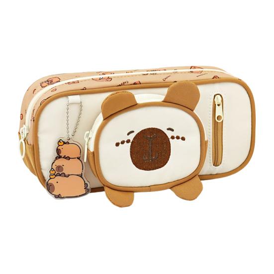 Милый пенал мультяшный кот пенал большой вместимости органайзер для канцелярских товаров для средней школы и начальной школы