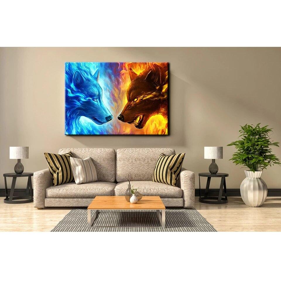 Новая 5D DIY алмазная живопись "Животное волк" 3D алмазная живопись мозаика со стразами алмазная живопись вышивка украшение дома подарок