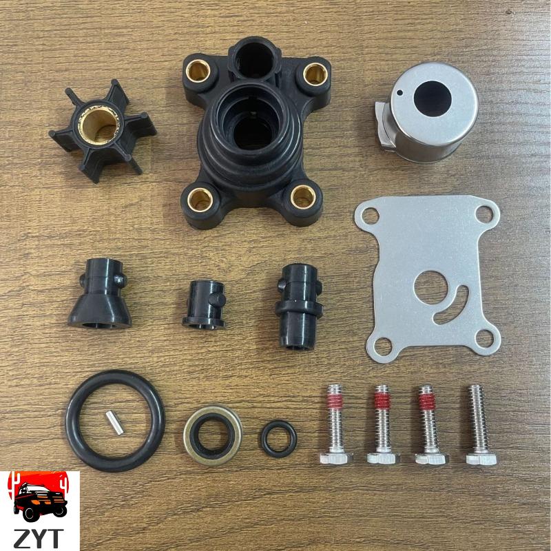 Water Pump Impeller Kit 394711 386697 391698 389112 387610 for Johnson Evinrude OMC 8 9.9 15 HP Outboard Engine