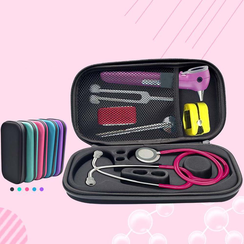 Case Bag Hard Drive Pen Hard Shell Mesh Pocket Carrying bag Organizer Bag Stethoscope Storage Box Stethoscope Case Storage box