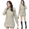 Clothes Women's Medium and Long Winter New Slim and Thin  Clothes Thermal  Jackets Medium and Old Coats