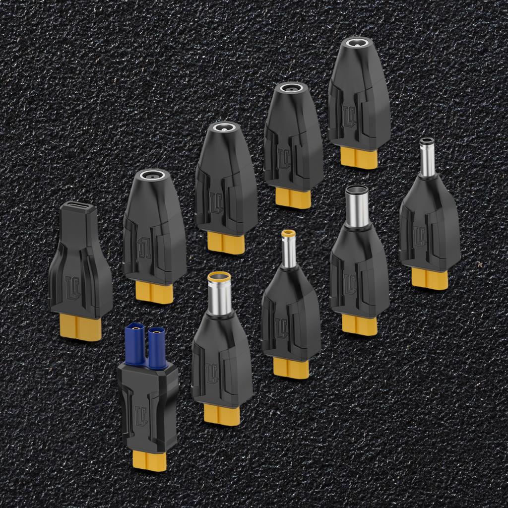 XT60 Female Conversion Head конвертер для Type C и нескольких разъемов DC5521 5525 7909 адаптер для ноутбуков дронов