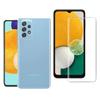 Transparent Protective Case and Tempered Glass Screen Protector for Samsung Galaxy A33 5G [Toproduits®]