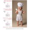 Children's Chef Role - playing Clothing Infant Little Chef Outfit for Performance & Photography