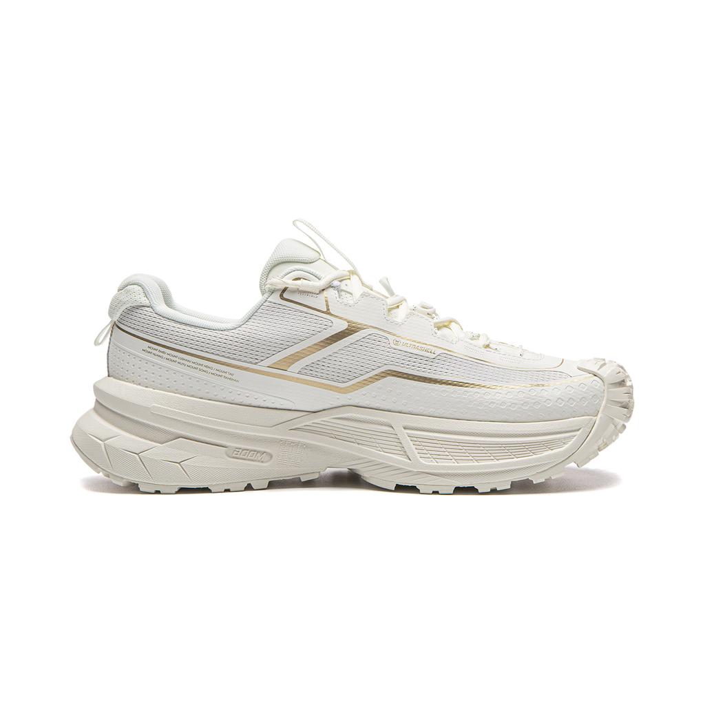 Li Ning Outdoor CF Tracing, Xingchuan 2 Mountaineering Hiking Shoes Unisex Champagne White/Chalk Gray AHTW083-2