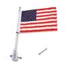Motorcycle Flag Poles Mount for 1/2 Luggage Rack Motorcycle Flagpole Easy Install Flag Shelf With Base
