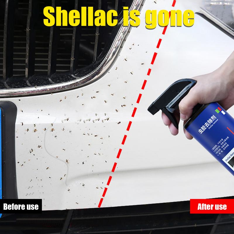 Car Exterior Cleaner Spray 500ml Concentrated Tar Remover Safe Automotive Paint Tar Remover Waterless Detailer Clean And Remove