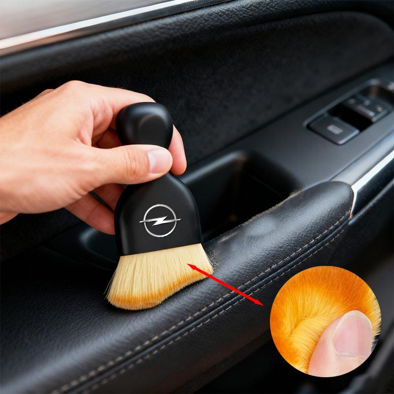 1pcsCar gap cleaning brush - Outfit dust removal brush For Opel Corsa Astra Insignia Vectra Zafira Meriva Mokka Grandland Vivaro