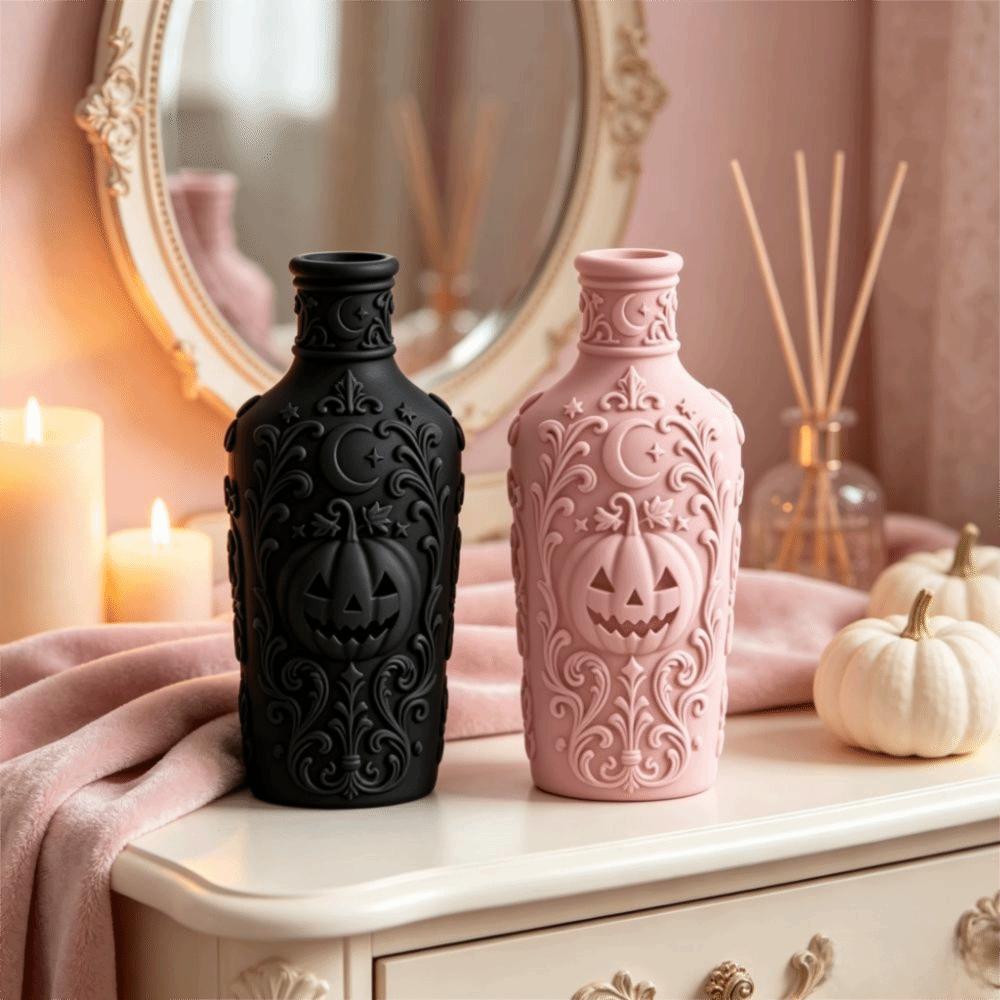 Vintage Gothic Bottle Dark-Themed Dark Gothic Bottle Gothic-Style Halloween Bottle Home Decoration