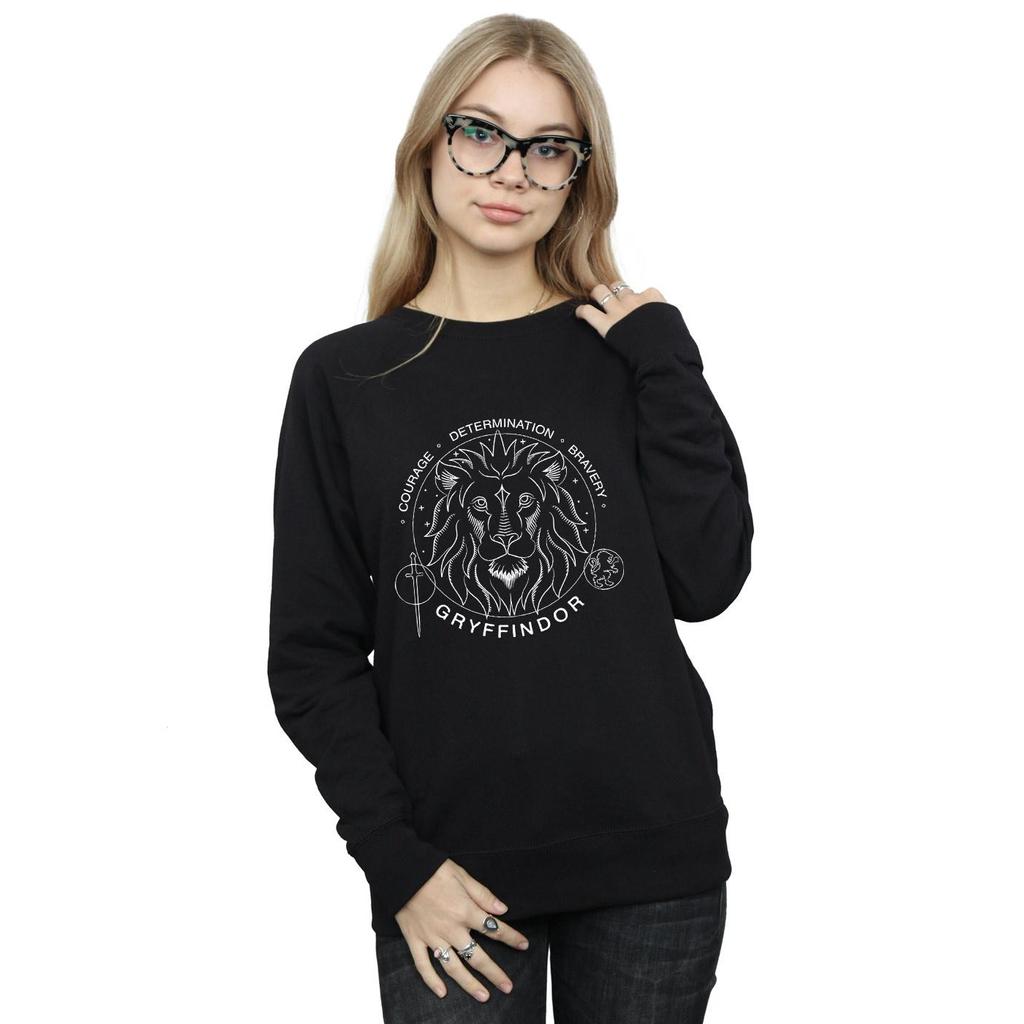 Harry Potter Womens/Ladies Gryffindor Seal Sweatshirt