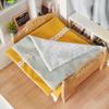 Миниатюра 1:12 вариантов DIY-украшения для кровати в кукольном домике (постельное белье, одеяло)