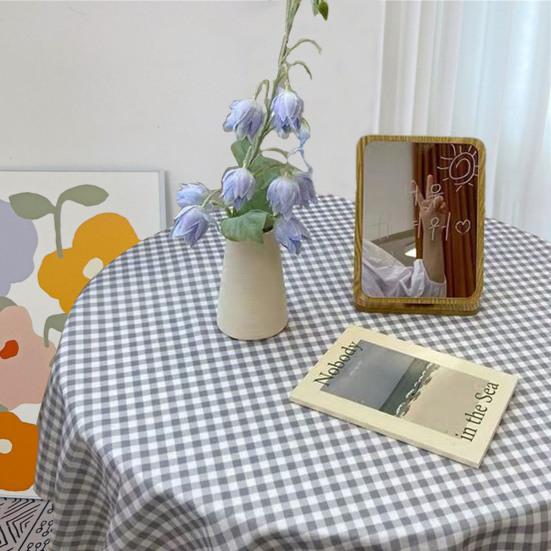 Скатерть в шахматном порядке, универсальная пыленепроницаемая, устойчивая к пятнам скатерть для дома, кафе, ресторанов