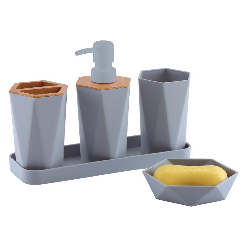 Набор для ванной комнаты Набор туалетных принадлежностей Мыльница Мыльница Держатель зубных щеток