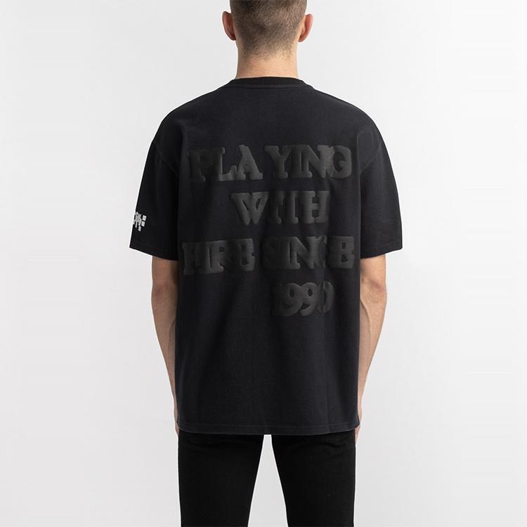 Converse X ASAP Nast Short Sleeve T-Shirt Asia Sizing 'Black' Men's 10020226-A01