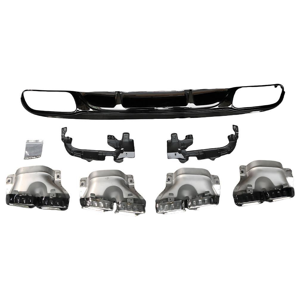 Mercedes-Benz E-Class W213 (2017-2022) E63 Rear Diffuser with Tailpipes Upgrade