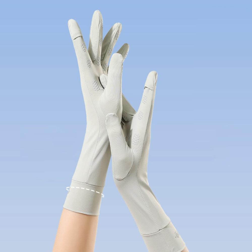 Перчатки из ледяного шелка с сенсорным экраном, перчатки с откидным пальцем для езды, вождения, новые варежки для вождения, для езды на велосипеде