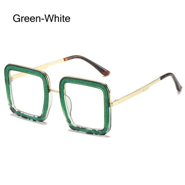 Большие квадратные солнцезащитные очки, женские модные блестящие солнцезащитные очки с бриллиантами, крутые хрустальные оттенки, хипстерские очки Uv400