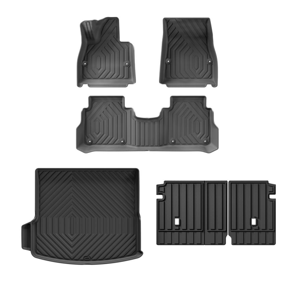 For AITO M5 Seres M5 5 2022-2025 TPE 3D Car Floor Mats Cargo Liner Pad Waterproof All Weather Accessories Black