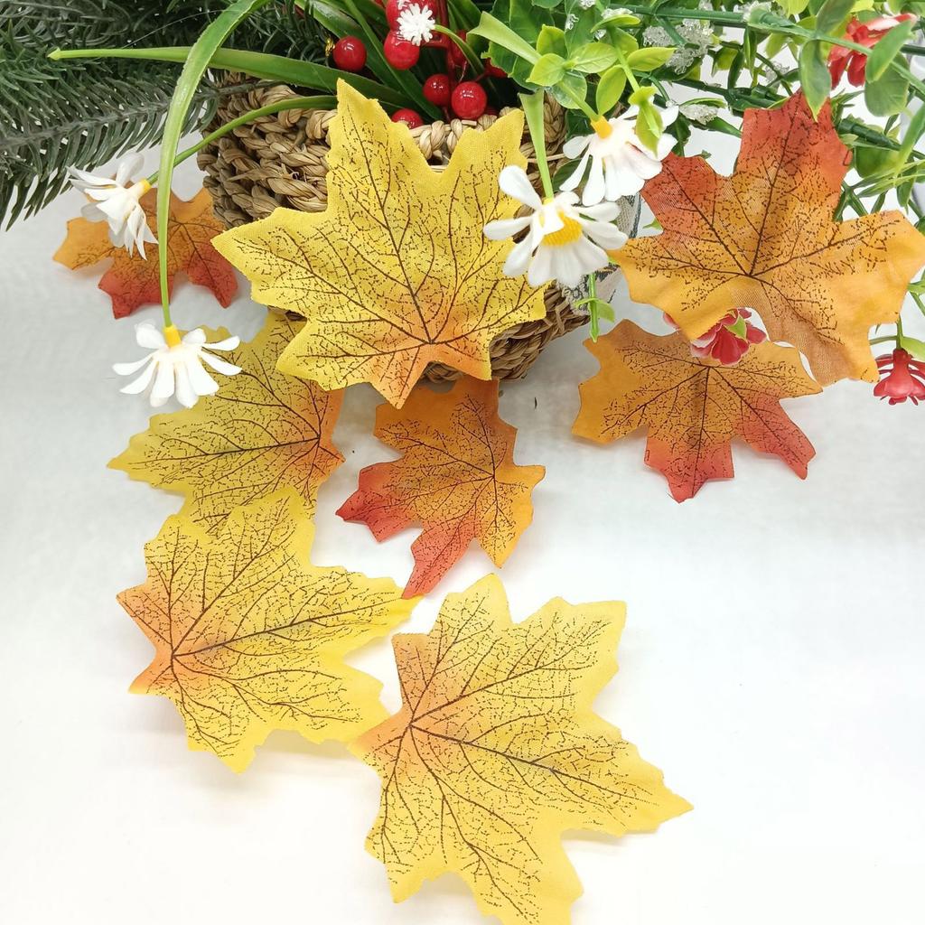 Thanksgiving Festival Theme Hair Clip Set of 10 for Women Girl Nonslip Leaf Barrettes All Age Party Props Hair Ornament