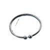 Wanzuyin 9999 Shouxi Fu Lu Cai Pai Zhu Kai Kou Bangle for Men and Women with Auspicious Meaning