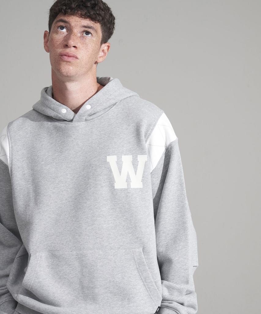 Толстовка с капюшоном W Varsity_Серый