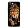 Luxury Phone Case For iPhone 15 14 11 Pro Max 13 12 XS X XR SE3 7 8 Plus Shockproof Black Tiger Lion Leopard Cover Funda
