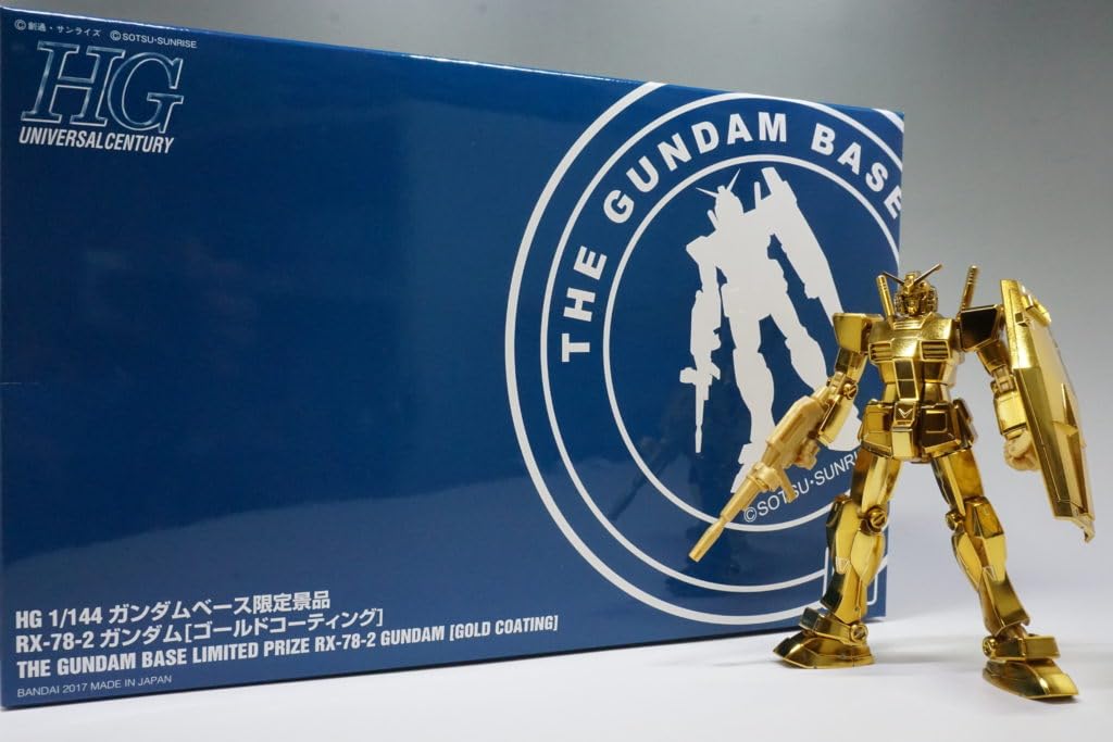 HG Gundam Base Ограниченная серия Приз Гандам Мобильный доспех Гандам RX-78-2 [Покрытый золотом]