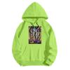 Women's Fashionable Casual Halloween Witch Print Hooded Sweatshirt With Pockets Long Sleeved Sweatshirt