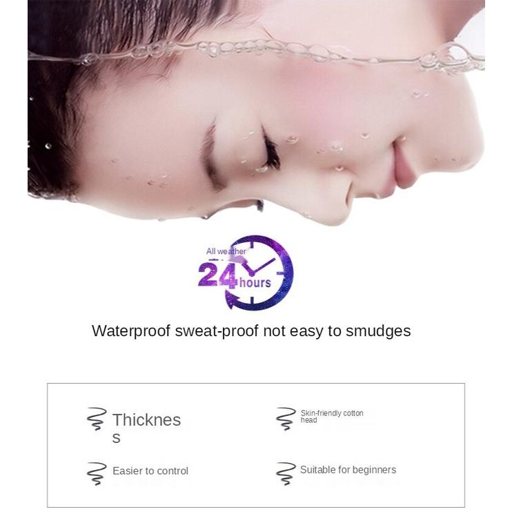 Подводка для глаз Star Eyeliner Жидкая бесцветная подводка для начинающих, ультратонкая головка, быстросохнущая, стойкая, водонепроницаемая и устойчивая к поту косметика для студентов, косметические товары