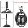 Cycling Motorcycle Helmet Mount Adapter Bracket Fixed Seat for Gopro 13 12 DJI Action 4 Insta360 Ace Pro Go3 X3 Camera Accessory