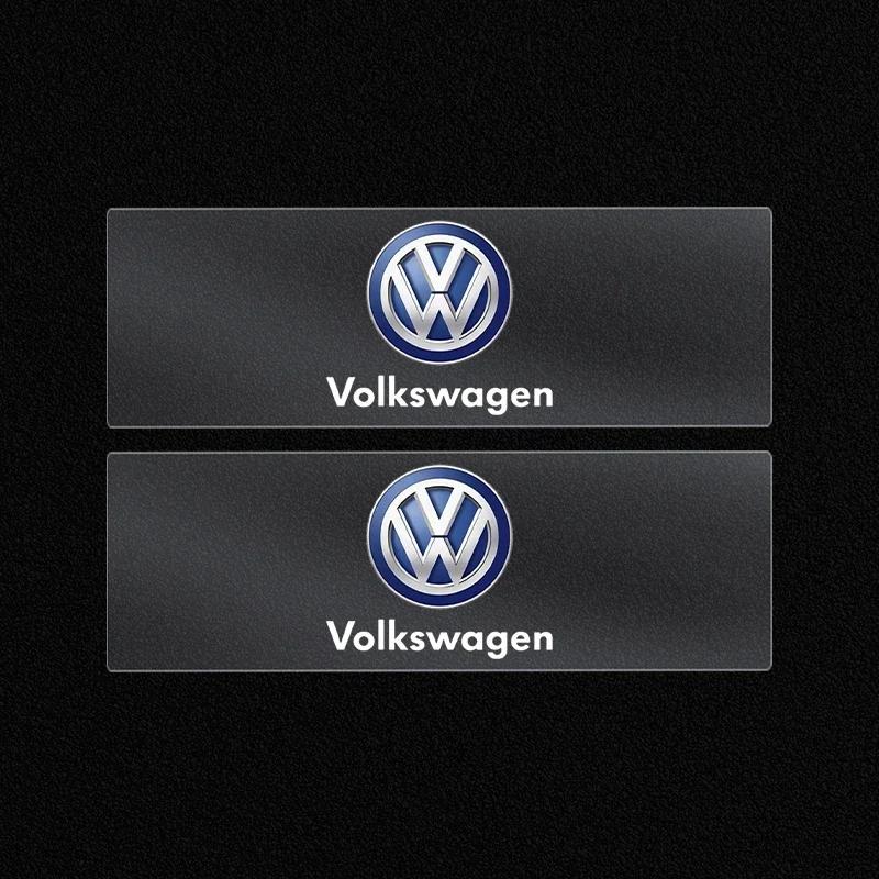 Car Metal Emblem Wiper Stickers Reflective Decor Decals Car Accessories For Volkswagen VW GTI R Golf Amarok Phaeton Teramont ID3