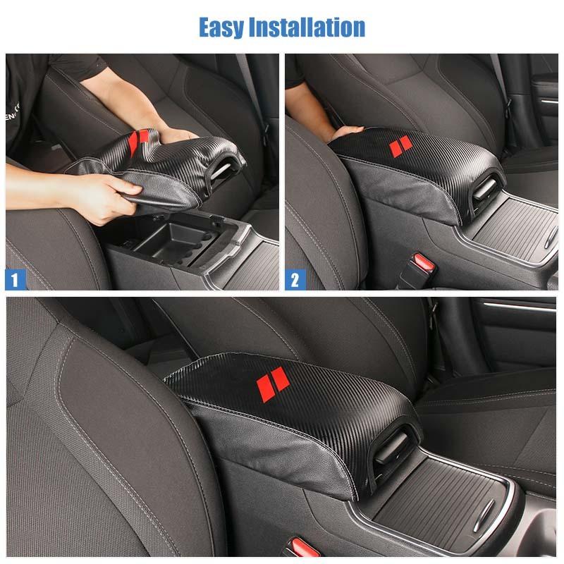 Leather Armrest Protective Cover Anti-Scratch Pad Cover For Dodge Charger 2011 Up For 300C 2011 Up Car Interior Accessories