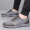 Summer Men's Breathable Mesh Flyknit Sneakers - Stylish & Versatile Driving Shoes