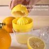 Manual Juicer Lemon Squeezer Portable Mini Citrus Juicer Bottle Household Plastic Orange Juice Machine with Lid Kitchen Gadgets