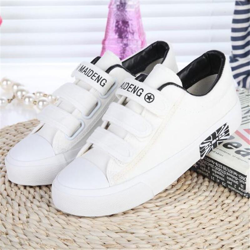 Мужская парусиновая обувь Мужская обувь Повседневная обувь на липучке Кроссовки