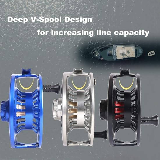 M MAXIMUMCATCH Maxcatch Sprint Expert Fully Sealed Fly Reel CNC Machined Aluminum Alloy Body Fly Fis