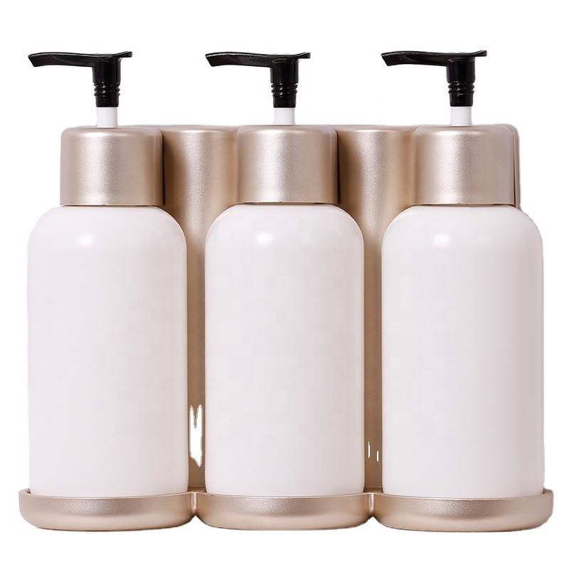 LeeKong K-G026 Liquid Soap Dispenser ABS Foam 300ml Hotel Bathroom Modern Luxury Wall Mounted Hand Soap Dispenser Customized