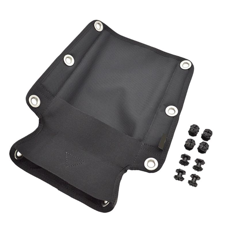 Heavy Duty Nylons Diving Harness Back Plate Pad Scubas Diving Backplate Pad Professional Soft Diving Back Cushions
