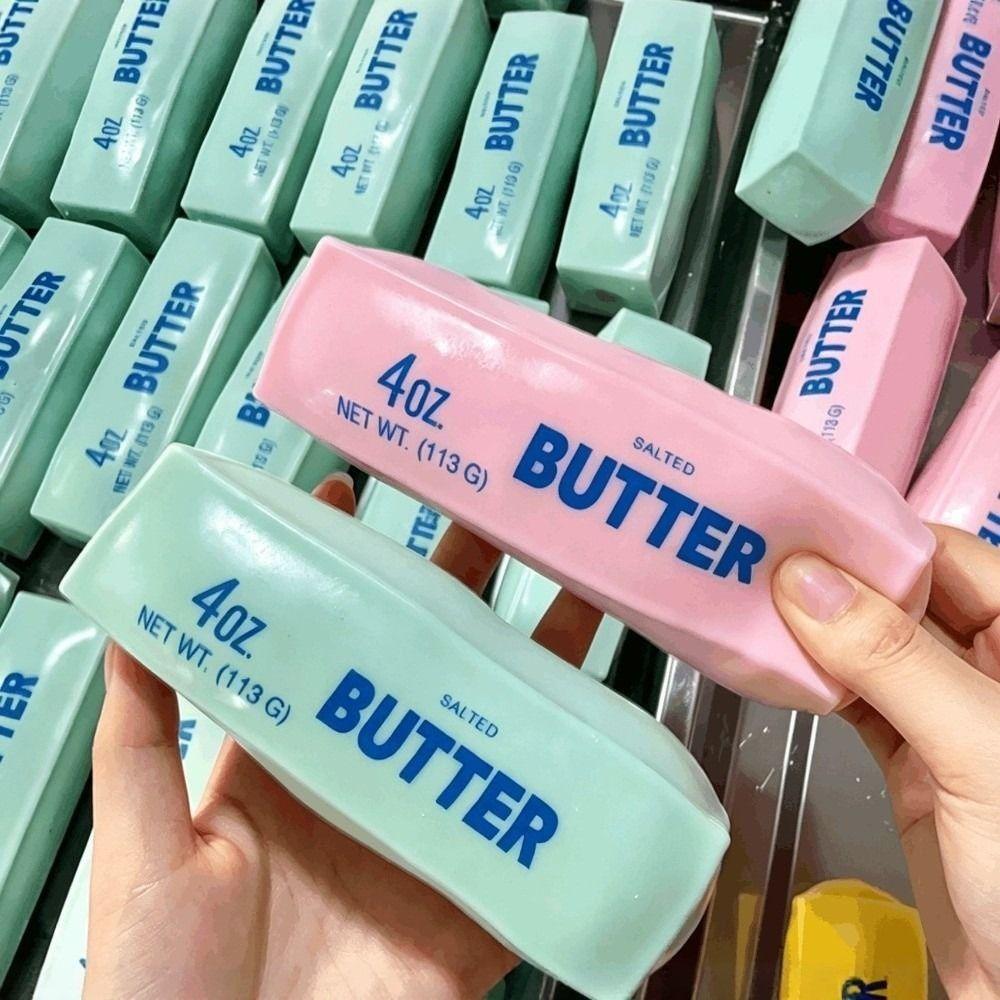 Crunchy Butter Stick Squeezed Toy Sound Effects Sensory Stress Stick Office Desk Toy