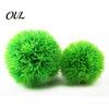 Turtle Safe Tank Decoration Artificial Water Plant, Natural Color Dense Grass Shape Aquarium Plants, Soft Shrimp Plants Plastic Fake for Fish