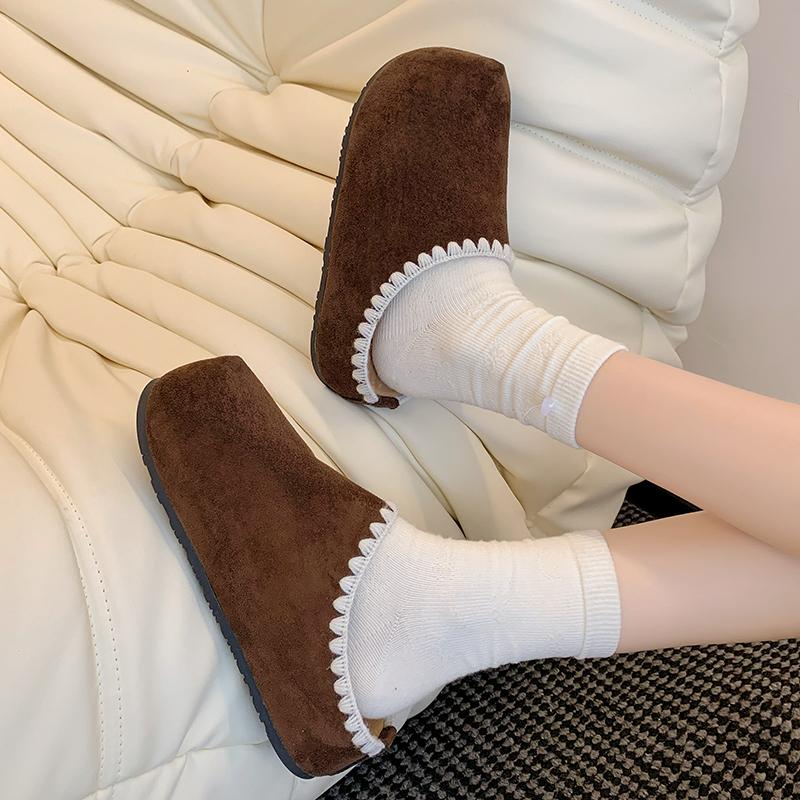 Fashion Fashion Women Slippers Suede Flats Platform Mules Shoes Casual Slingback Sandals 2025 Summer New Woman Sides Sandalias De Mujer