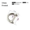 High Quality D Bow Staples Stainless Steel Keychain Hook 4 Styles Bracelet Buckle  Ourdoor Tool